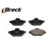 Set plăcuțe frână față BRECK pentru FIAT CINQUECENTO, PANDA, PUNTO, SEICENTO, FORD KA, LANCIA Y, dimensiuni 114.9x55.2x17.0 mm