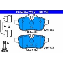 Set placute frana,frana disc ATE