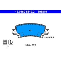 Set placute frana,frana disc ATE