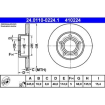 Disc frana ATE