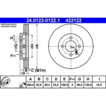 Disc frana ATE