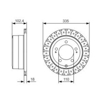 Disc frana BOSCH