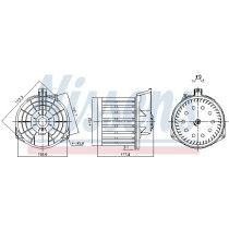 Ventilator, habitaclu NISSENS