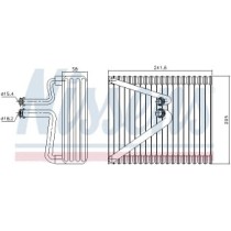 Evaporator, aer conditionat NISSENS