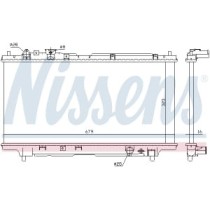 Radiator, racire motor NISSENS