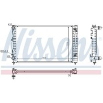 Radiator, racire motor NISSENS