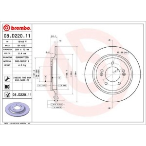 Disc frana BREMBO