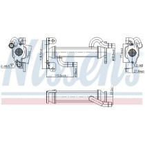 Radiator, recirculare gaze de esapament NISSENS