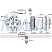 Compresor, climatizare NISSENS