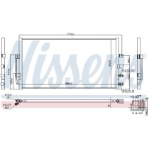 Condensator, climatizare NISSENS