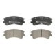 Set placute frana fata ATE pentru MAZDA 6 1.8-2.3 01.02-02.08, inaltime 59.5 mm, latime 131.8 mm, grosime 18.6 mm