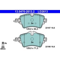 Set placute frana,frana disc ATE