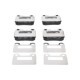 Set placute frana ceramica spate ATE pentru MERCEDES M (W163) 2.7D-5.0 02.98-06.05, inaltime 65.5 mm, latime 76.5 mm, grosime 15.8 mm