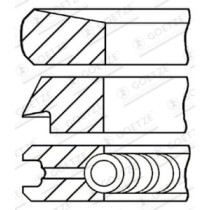 Set segmenti piston GOETZE