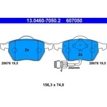 Set placute frana,frana disc ATE