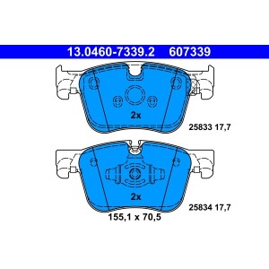 Set placute frana,frana disc ATE