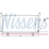 Condensator, climatizare NISSENS