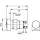 Lumina control HELLA Verde Halogen 12/24V 17.5mm conexiune șurub 2 mufe argint montaj 0.3-1.8mm 1 funcție luminoasă