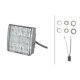 Lampa mers inapoi HELLA LED 24V 2W 80mm latime 260mm lungime cablu IP67 transparent negru montare spate ECE-R23 ECE-R10