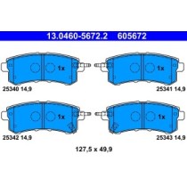 Set placute frana,frana disc ATE