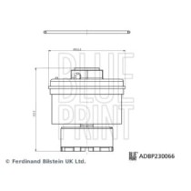 Filtru combustibil BLUE PRINT