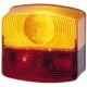 Dispersor lampa spate HELLA L/R indicator stop parcare sticla rosu portocaliu semnalizator portocaliu ECE 3 functii