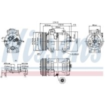 Compresor, climatizare NISSENS