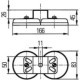 Suport far de lucru HELLA set magneți atașare acoperiș diametru 82.5 mm universal