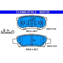 Set placute frana,frana disc ATE