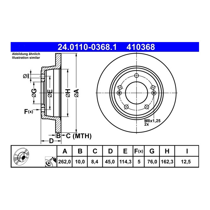 Disc frana ATE