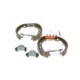 Set saboti frana BOSCH pentru RENAULT MEGANE I, MEGANE I CLASSIC, MEGANE I COACH 1.4-2.0, diametru tambur 203.0 mm, latime 38.0 mm