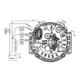 Alternator PRESTOLITE ELECTRIC 28V 150A pentru SCANIA, Diametru carcasa 150mm, Distanta fulie 20.2mm, Numar caneluri 10 buc