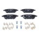 Set placute frana fata ATE cu suplimente si suruburi de ghidare etrier, pentru FIAT SEDICI, SUZUKI SX4 1.5-2.0D 06.06