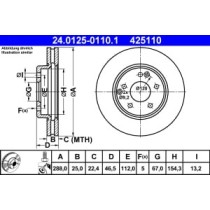 Disc frana ATE