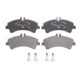 Set placute frana Spate ATE cu suruburi de ghidare etrier MERCEDES SPRINTER 4,6-T B906 VW CRAFTER 30-50 1.8-3.5 04.06-09.20