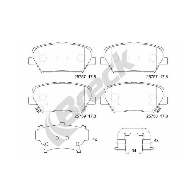 Brake Pad Set, disc brake 