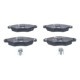 Set placute frana fata ATE cu suruburi etrier pentru CITROEN XSARA, NISSAN KUBISTAR, RENAULT KANGOO dimensiuni 47.2mm x 130.7mm x 18.0mm