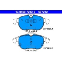 Set placute frana,frana disc ATE