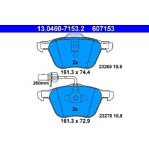 Set placute frana,frana disc ATE