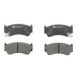 Set placute frana fata ATE pentru frana disc NISSAN ALMERA I, PATROL GR V 1.4-4.8 07.95, inaltime 47.9 mm, latime 108.6 mm, grosime 15.9 mm