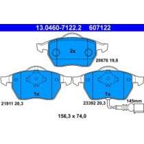 Set placute frana,frana disc ATE