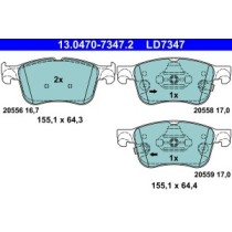 Set placute frana,frana disc ATE