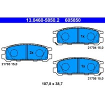 Set placute frana,frana disc ATE