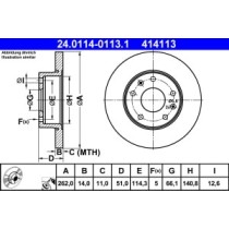 Disc frana ATE