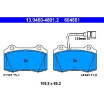 Set placute frana,frana disc ATE