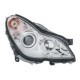 Far Dreapta HELLA H7/H7/PY21W/W5W Electric Motor Halogen Cromat Transparent Mercedes CLS C219