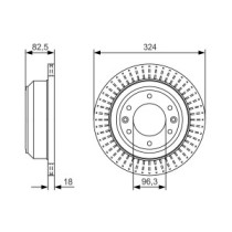 Disc frana BOSCH