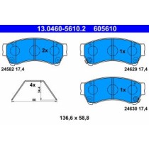 Set placute frana,frana disc ATE