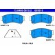 Set placute frana fata ATE pentru MAZDA 6 1.8-2.5 08.07-07.13, inaltime 58.8 mm, latime 136.6 mm, grosime 17.4 mm