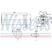 Uscator,aer conditionat NISSENS